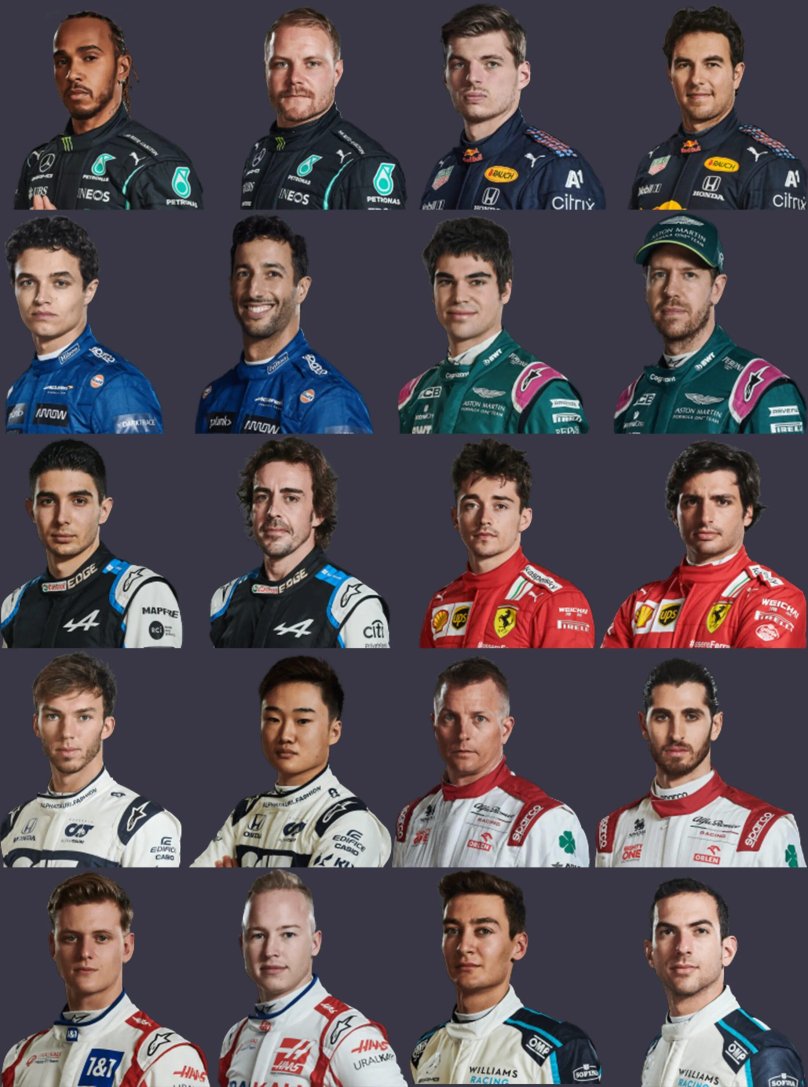 F1 2021 Drivers