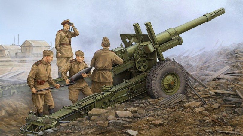 Trumpeter Soviet ml-20 152mm Howitzer (with m-46 Carriage) (02324) 1:35