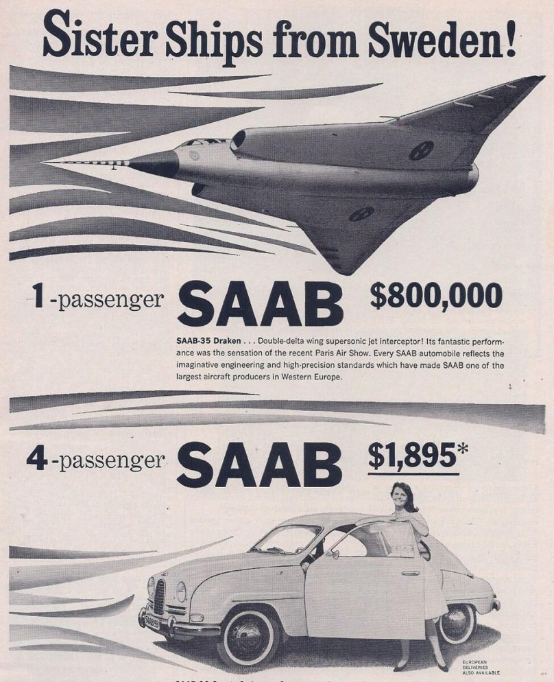 Saab реклама