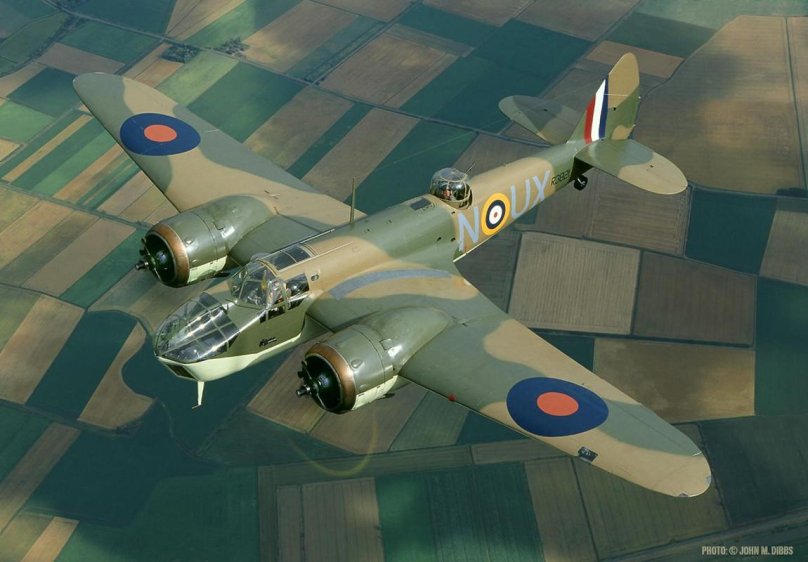 Бомбардировщик Бленхейм Бристоль