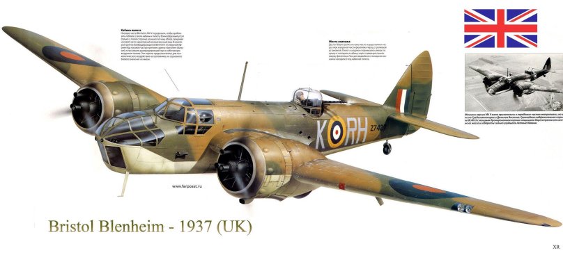 Самолёт Blenheim mk4