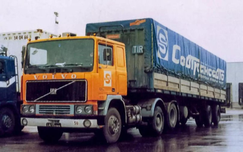 Тягачей Volvo f12 Совтрансавто Ленинград