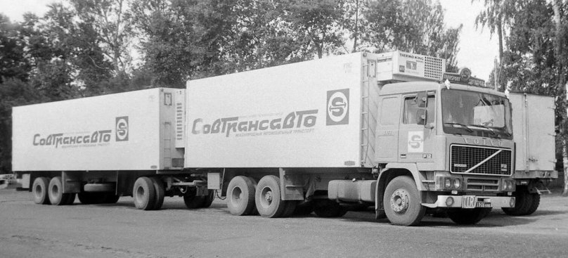 Тягачей Volvo f12 Совтрансавто Ленинград