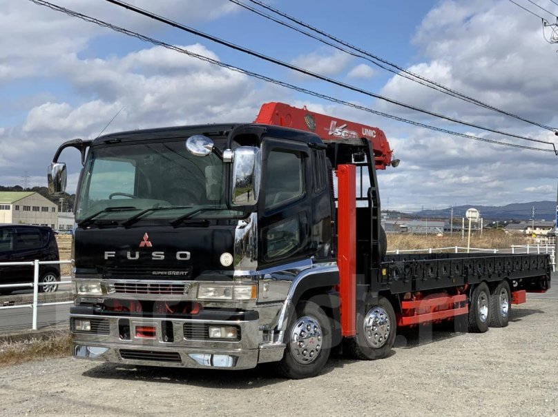 Mitsubishi Fuso super great манипулятор