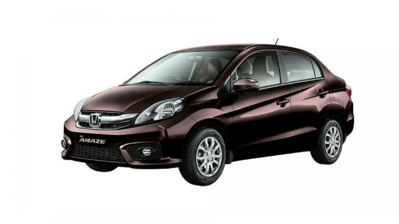 Honda Amaze 2023 на белом фоне