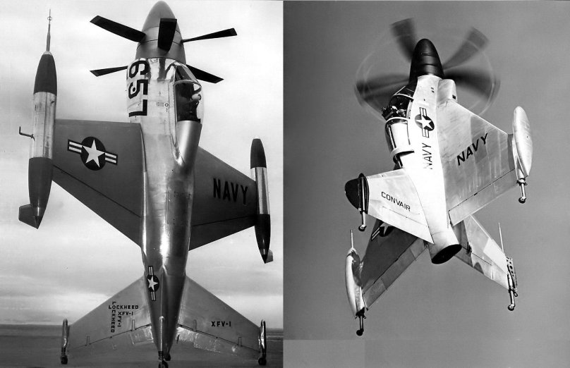 Самолёт СВВП - XFY-1 Pogo (Convair)