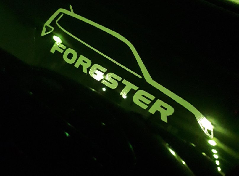 Наклейки на Субару Форестер