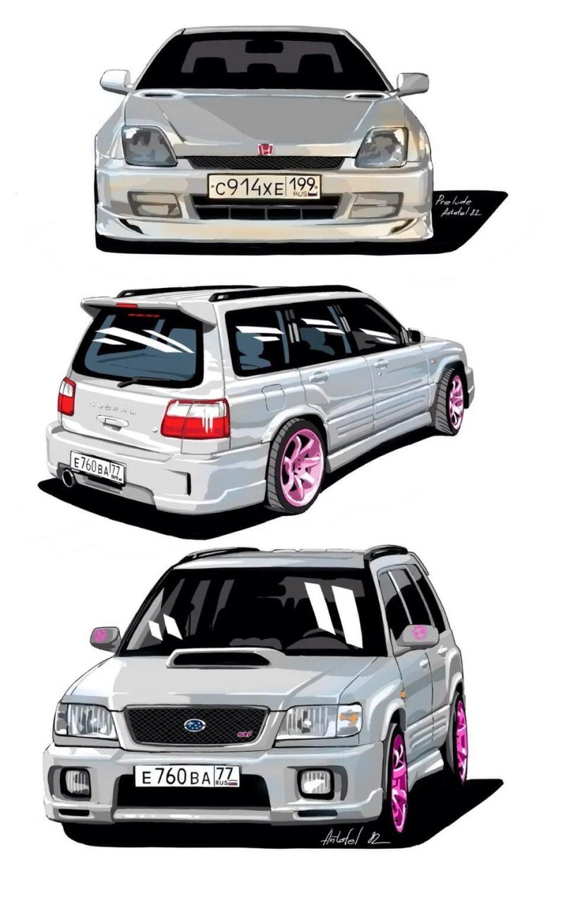 Subaru Forester sf5 Art