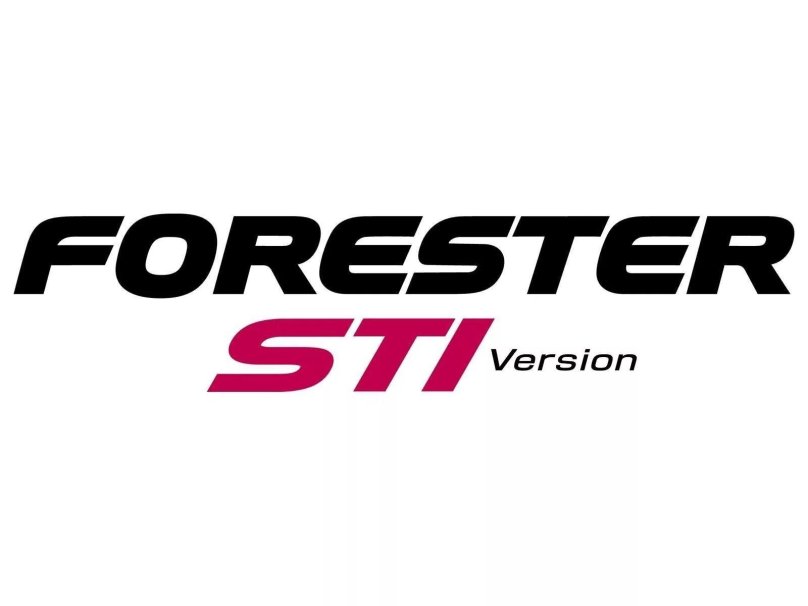 Надпись Форестер