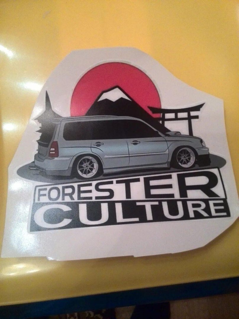 Наклейки на Субару Форестер sf5