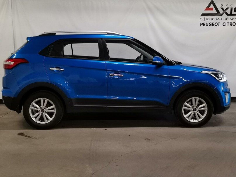 Хендай Крета голубая