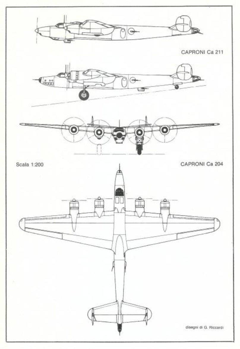 Самолет Caproni CA.204