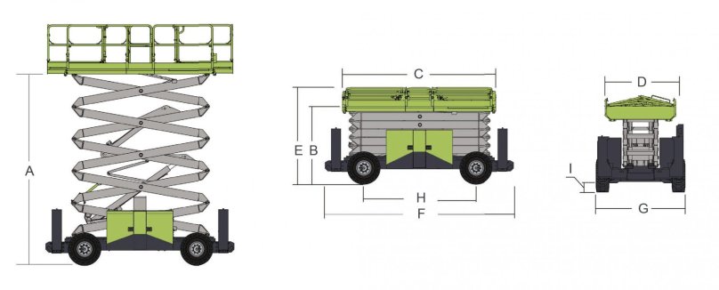 Подъемник ножничный Zoomlion zs1623rt