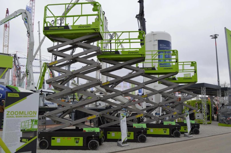 Самоходный ножничный подъемник Zoomlion zs1012hd