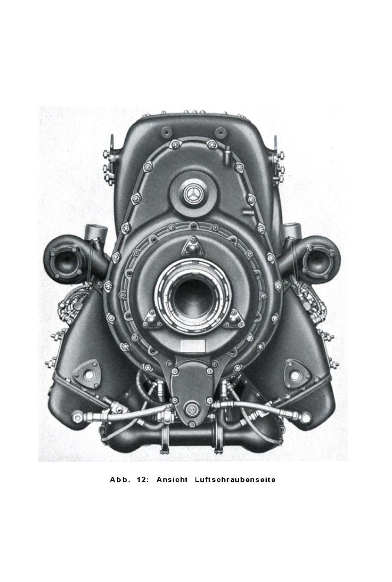 Daimler-Benz DB 605 чертежи