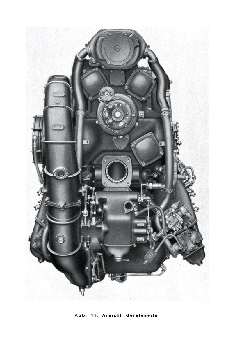 Двигатель Daimler Benz bf-109