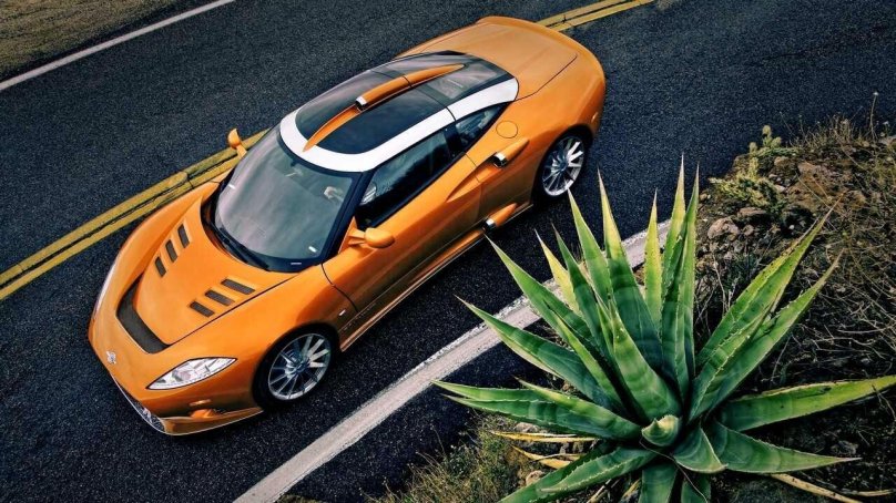 Spyker c8 авария