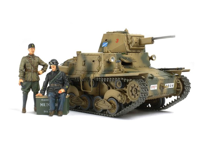 Tamiya 89783 Italian Light Tank l6/40