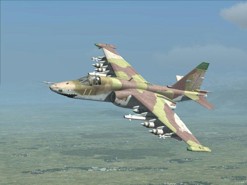 Самолёт-Штурмовик Су-25