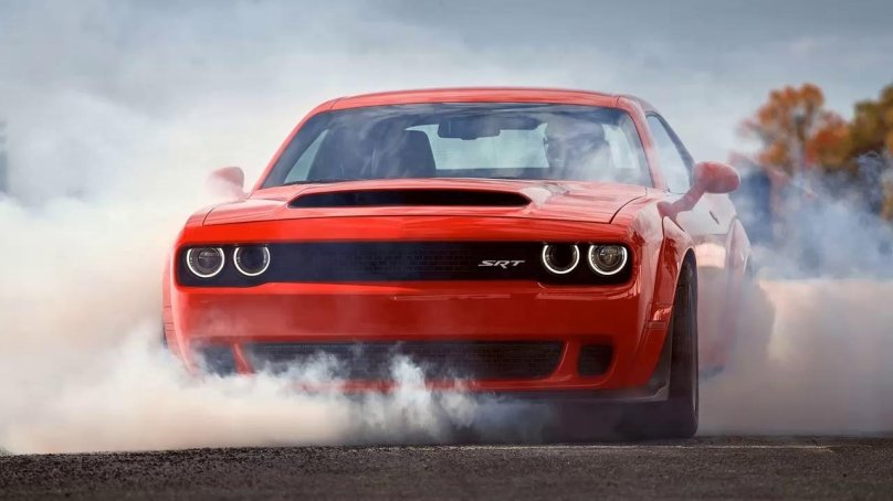 Додж Челленджер бернаут