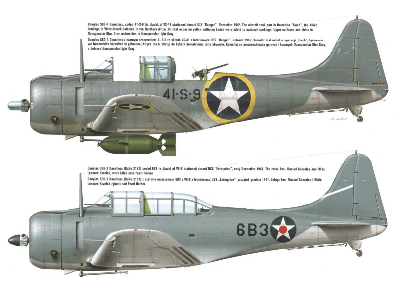 Самолет SBD-3 Dauntless