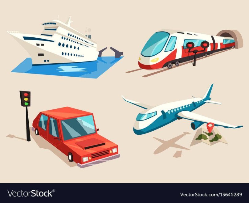 Машина поезд самолет корабль