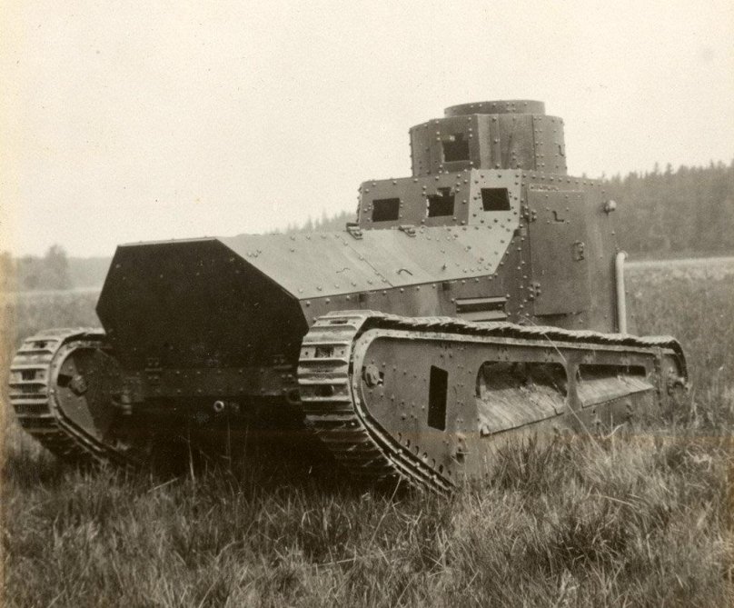 Самый первый танк Швеции
