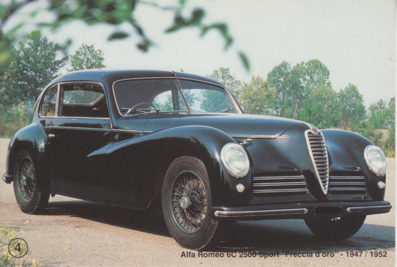 Alfa Romeo 6c 2500 Sport "Freccia d'Oro" '1946–50