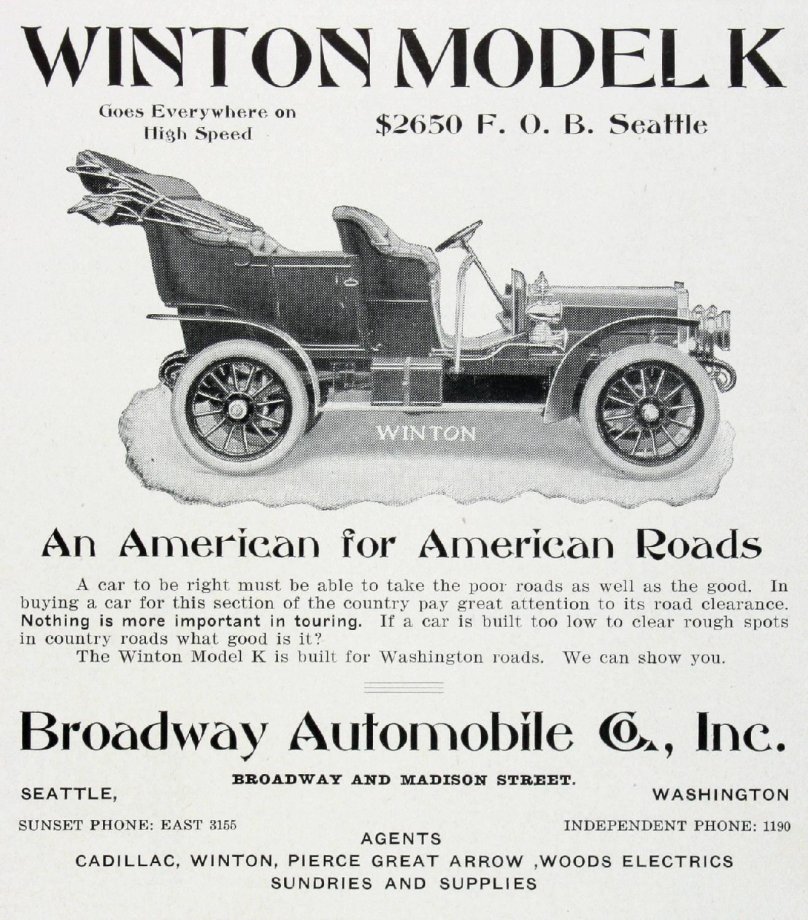 Реклама Winton model-k