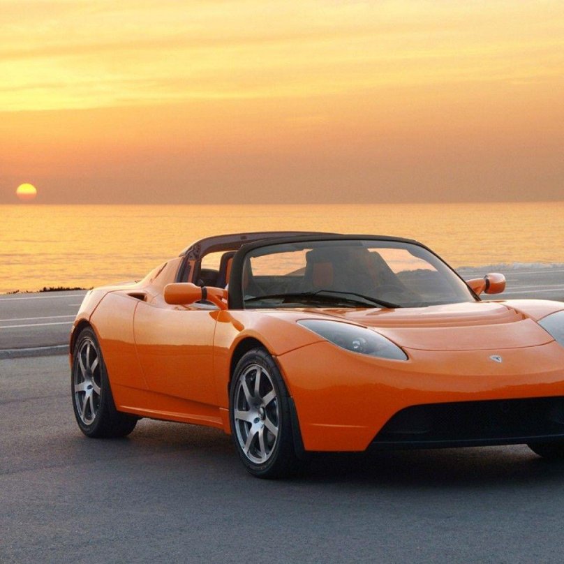 Тесла родстер кабриолет