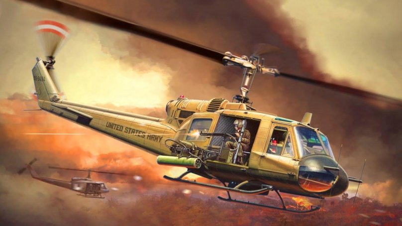Bell uh-1 Iroquois Вьетнам