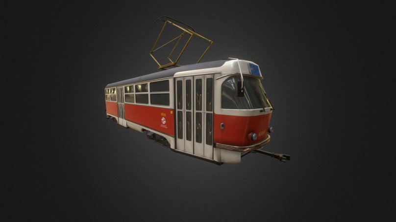 Трамвай Tatra t3 модель