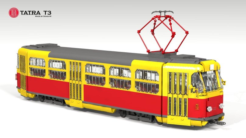 Масштабная модель трамвай Tatra-t6b5