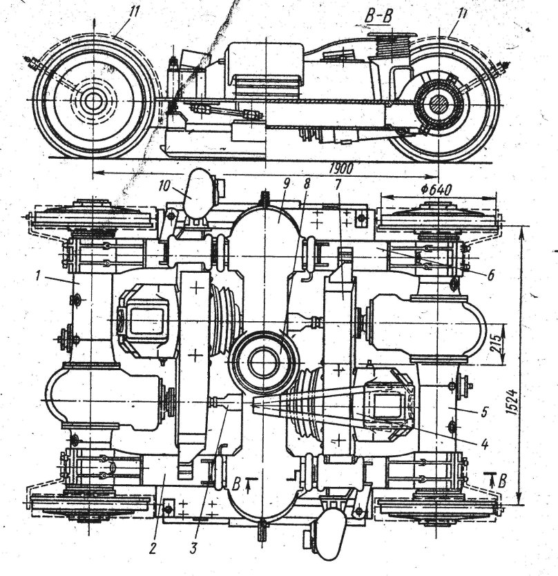 Тележка Татры т3