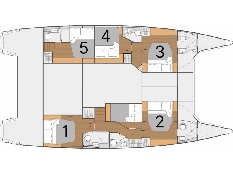 Катамаран осадка