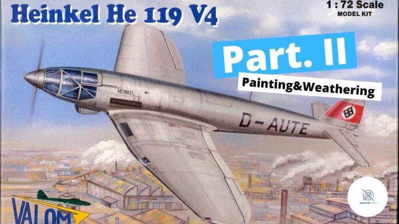 Самолет Heinkel he-119 Valom, 1/72