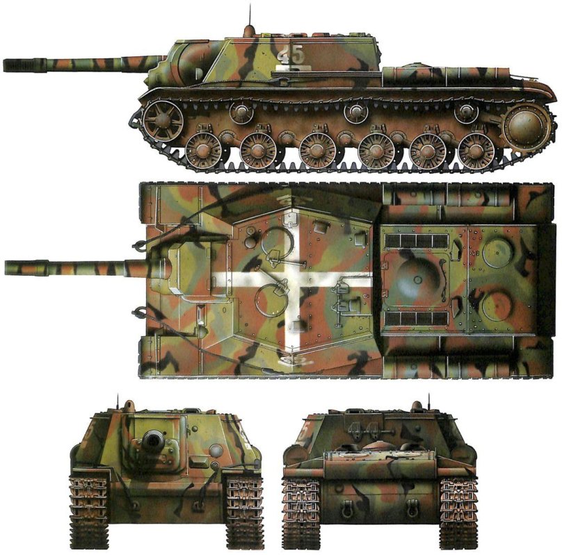 ИСУ 122 камуфляж