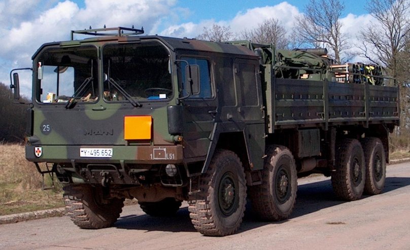 Военные Грузовики man 8x8