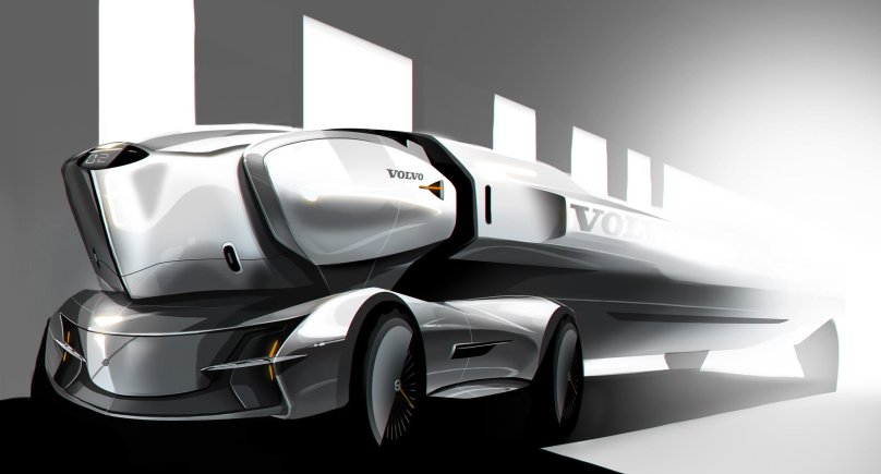 Футуристичный грузовик