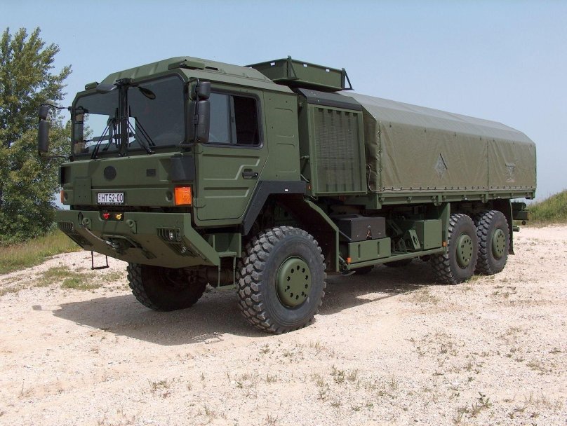 Man 4x4 армейский грузовик