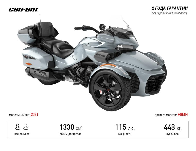 Трицикл БРП Спайдер 2020