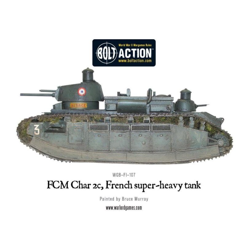 Танк FCM Char 2c Франция