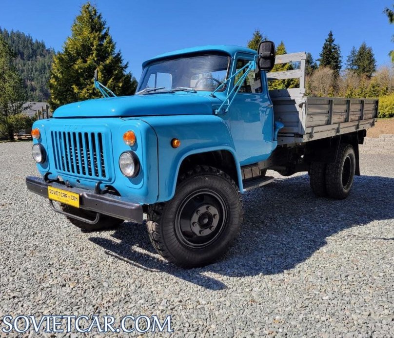 ГАЗ 53 синий цвет