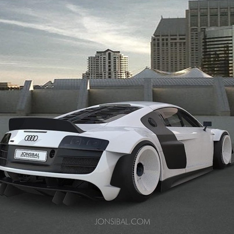Audi r8 wide body