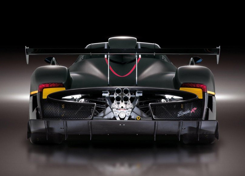 Pagani Zonda выхлоп
