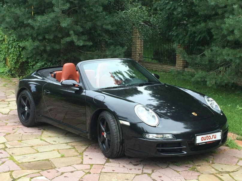 Порше 911 кабриолет черный