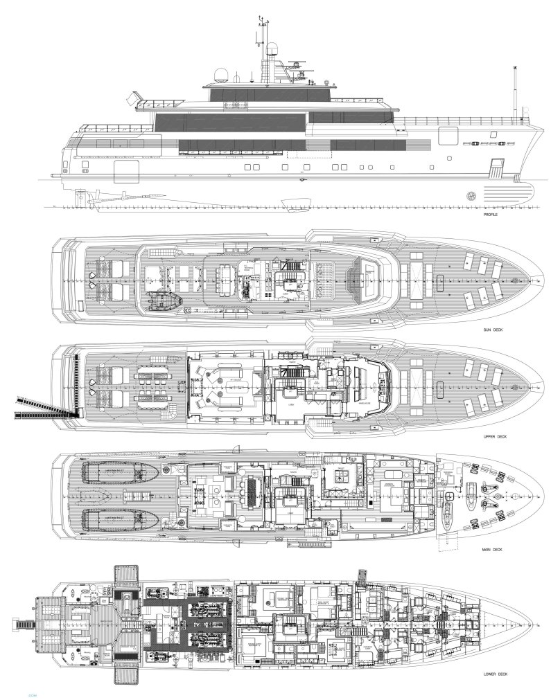 Проекты моторных яхт