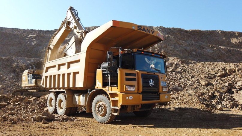 Самосвал sany skt90s