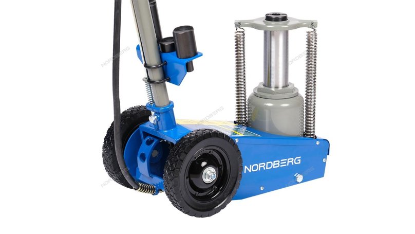 Домкрат подкатной 80 тонн NORDBERG №802 пневмогидравлический