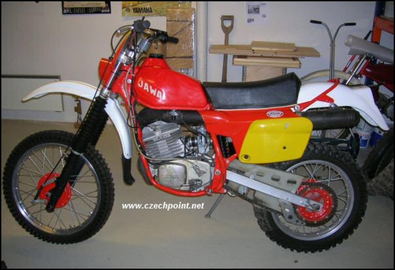 Кроссовый мотоцикл Ява 500